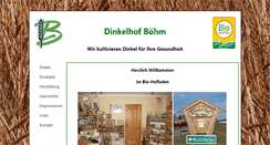 Desktop Screenshot of dinkelhof-boehm.at